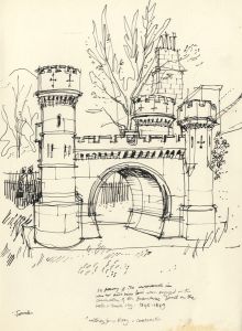 Paul Sharp - Mid 20th Century Pen and Ink Drawing, Bramhope Tunnel