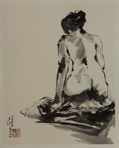 Lei Lei Qu - Set of Three Contemporary Prints, Nude Studies