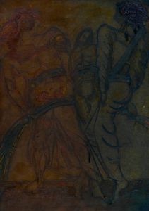 Joan Lewis - Contemporary Etched Plate, Figures