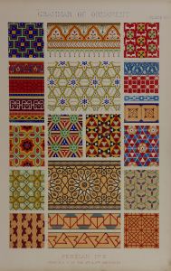 19th Century Lithograph - Grammar of Ornament - Persian Patterns
