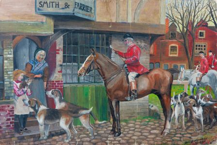 Keith Burtonshaw - 1945 Acrylic, The Hunt