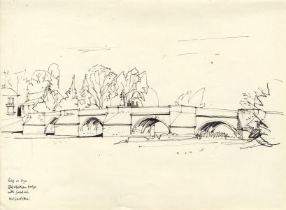 Paul Sharp - Mid 20th Century Pen and Ink Drawing, Ross on Wye