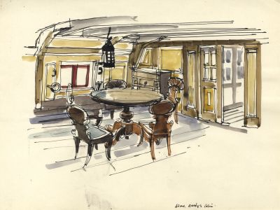 Paul Sharp - Mid 20th Century Watercolour, Hardy's Cabin