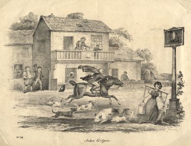 19th Century Lithograph - John Gilpin