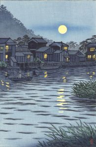 Shiro Kasamatu - Mid 20th Century Japanese Woodblock, River Scene