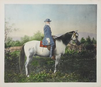 Contemporary Chromolithograph - American Equestrian Portrait