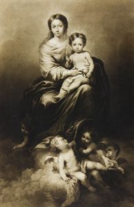 William Say (1768-1834) - 1814 Mezzotint, Virgin and Child