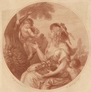 After Francesco Bartolozzi - 19th Century Engraving, Pomona