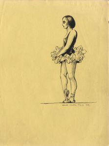 Bip Pares (1904-1977) - 1934 Pen and Ink Drawing, Chiccetti Society