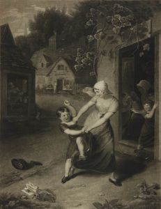 William Say - 1820 Mezzotint, Going to School