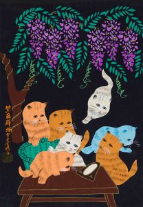 Chinese Contemporary Mixed Media - Cats