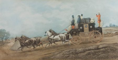 C.R. Stock - 1881 Aquatint, Three Minutes to Spare