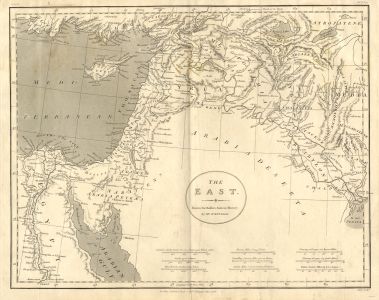 J. Bye - 1808 Engraving, Map of 'The East'