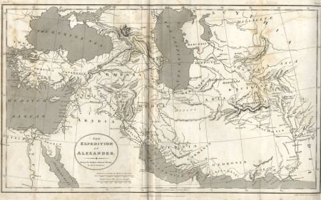 J. Bye - 1808 Engraving, The Expedition of Alexander