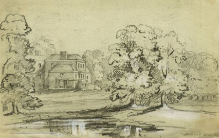 19th Century Graphite Drawing - Homend