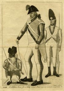 John Kay - 1789 Etching and Aquatint, Sam. A Soldier I am for a Lady