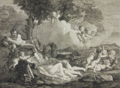 John Boydell - 1766 Engraving, Venus and Adonis
