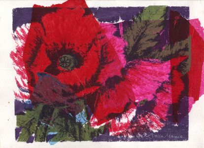 Stella Mance - Contemporary Mixed Media, Poppies