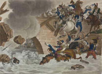 Jason Walker after John A. Atkinson - 19th Century Engraving, Battle of Leipsic