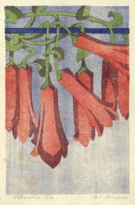 Margaret Romanes - Scottish Mid 20th Century Woodcut, Lapasenia