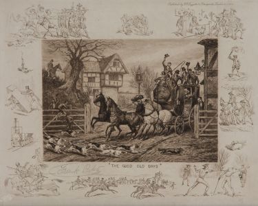 After Frank Paton - 1889 Engraving, The Good Old Days