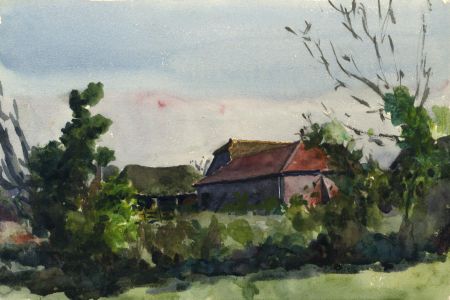 Alexander Brantingham Simpson RI - 1927 Watercolour, Oddynes