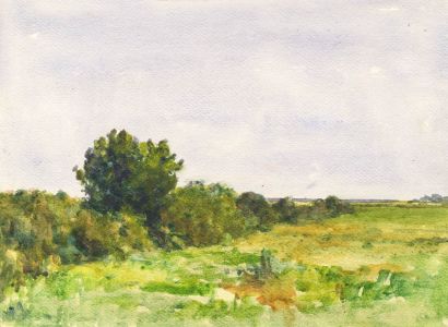 Alexander Brantingham Simpson R.I. - Early 20th Century Watercolour, Fields