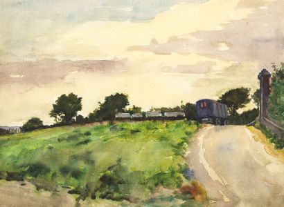 Alexander Brantingham Simpson R.I. - 1927 Watercolour, Landscape