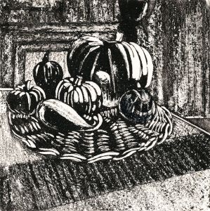 Peter Carreras - Contemporary Etching, Pumpkins