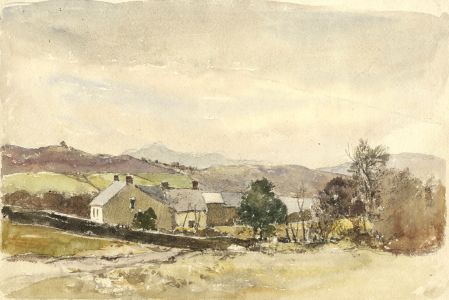 Oliver Hall RA RWS RE - Mid 20th Century Watercolour, West Coniston