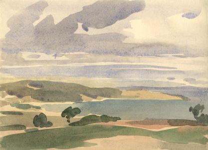 Clarence Norman Barlow - Mid 20th Century Watercolour, Coastal Landscape