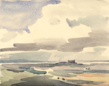 Clarence Norman Barlow - Mid 20th Century Watercolour, Coastal Landscape