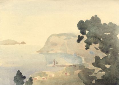 Clarence Norman Barlow - Mid 20th Century Watercolour, Coastal Landscape