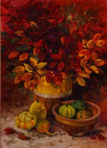 Maureen Jordan SBA - Contemporary Mixed Media, Autumn Textures