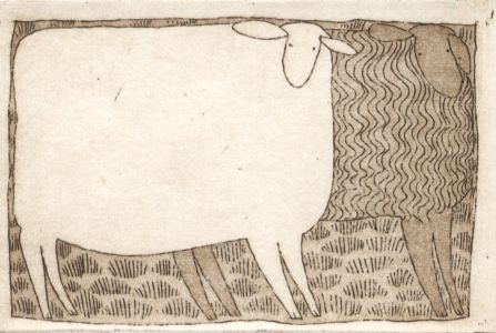 Harriet Brigdale SGFA - Contemporary Etching, Twosome