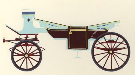 David Parry- Set of Two 20th Century Hand-Coloured Plates, Horse-Drawn Carriages