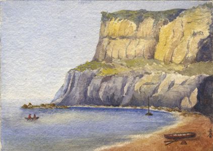 E.H. Lawson - Late 19th Century Watercolour, Horse Ledge Reef, Isle of Wight