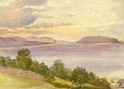 E.H. Lawson - Late 19th Century Watercolour, Puffin Island, North Wales