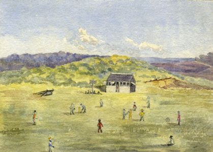 E.H. Lawson - Late 19th Century Watercolour, Cricket Ground, Lyndhurst
