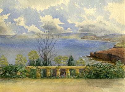 E.H. Lawson - 1886 Watercolour, Torquay