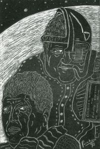 Bruce Purchase - 1998 Lithograph, The Pirate Captain is Alive Again