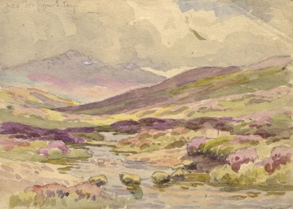 C.E. Hannaford RBA - Early 20th Century Watercolour, Highland Stream