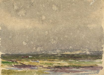 C.E. Hannaford RBA - Early 20th Century Watercolour, Moorland Scene