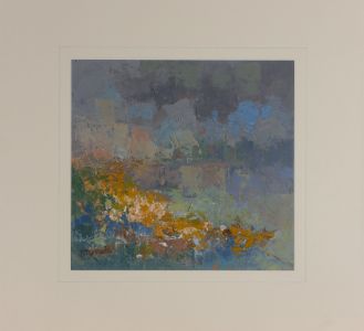 Roger Terrade - French Contemporary Oil, Au Bord de Loire