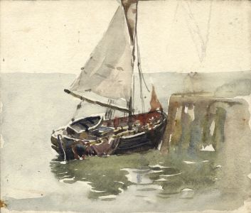C.A. Hannaford RBA - Mid 20th Century Watercolour, Arriving to Harbour