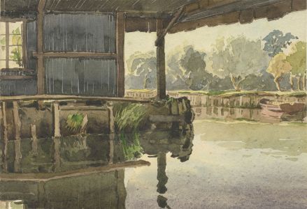 C.A. Hannaford RBA - Mid 20th Century Watercolour, A Norfolk Study