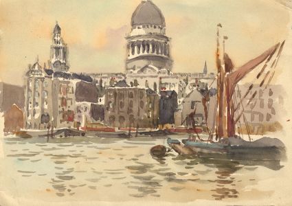 C.A. Hannaford RBA - Mid 20th Century Watercolour, View of Venice