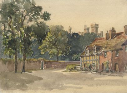 C.A. Hannaford RBA - Mid 20th Century Watercolour, English Village Scene