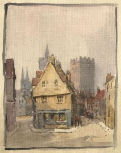 C.A. Hannaford RBA - Mid 20th Century Watercolour, Townscape