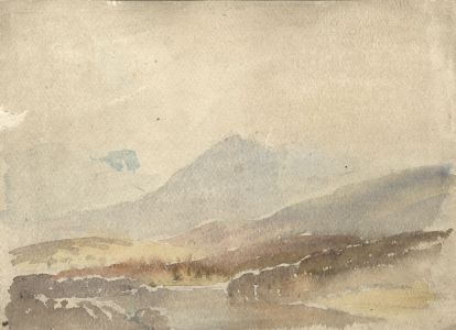 C.E. Hannaford RBA - Early 20th Century Watercolour, Mountain Landscape
